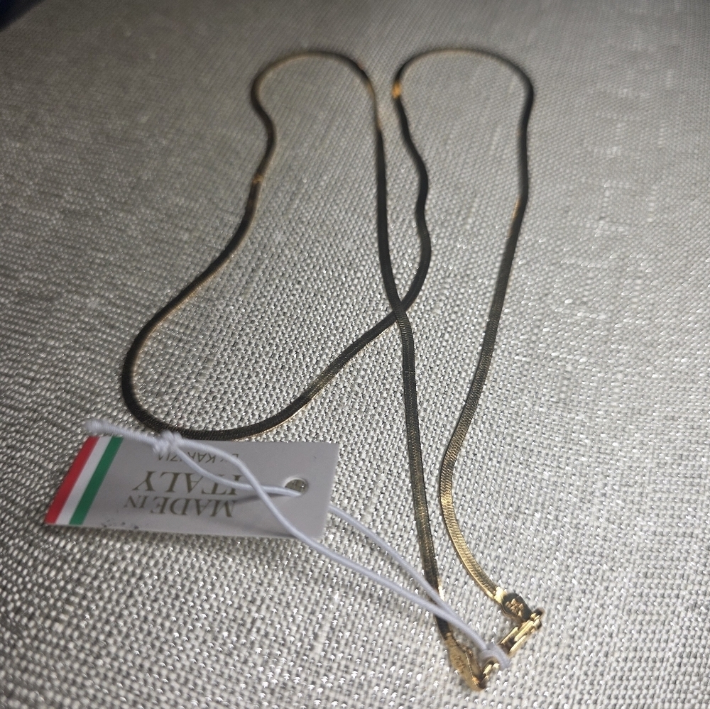 Karizia Elegant Gold Necklace 925 - Picture 8 of 10